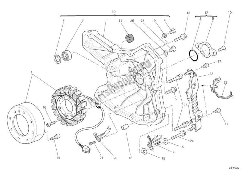 Wszystkie części do Generator Ducati Monster 1100 S ABS USA 2010